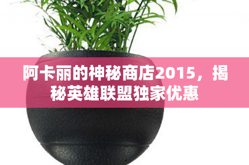 阿卡丽的神秘商店2015图片