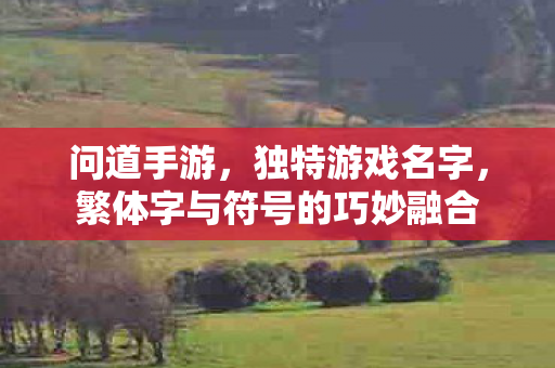 繁体字与符号的巧妙融合图片