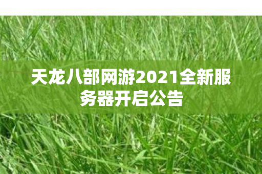 天龙八部网游2021全新服务器开启公告图片