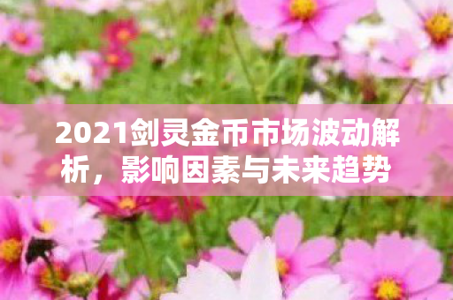 2021剑灵金币市场波动解析图片