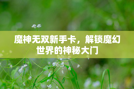 解锁魔幻世界的神秘大门图片