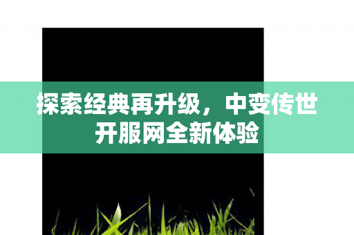 探索经典再升级,中变传世开服网全新体验 探索经典再升级,中变传世开服网全新体验