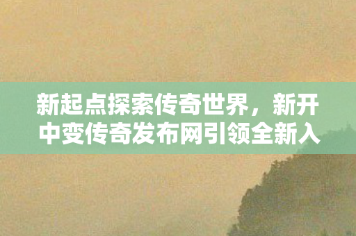 新开中变传奇发布网引领全新入口图片