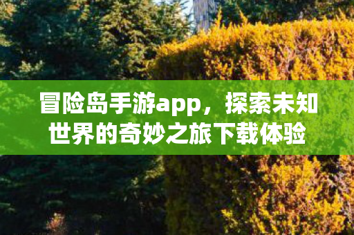 探索未知世界的奇妙之旅下载体验图片