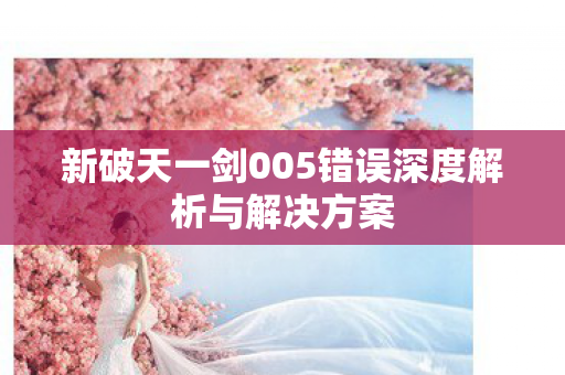 新破天一剑005错误深度解析与解决方案图片