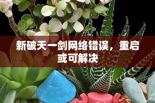 新破天一剑网络错误图片