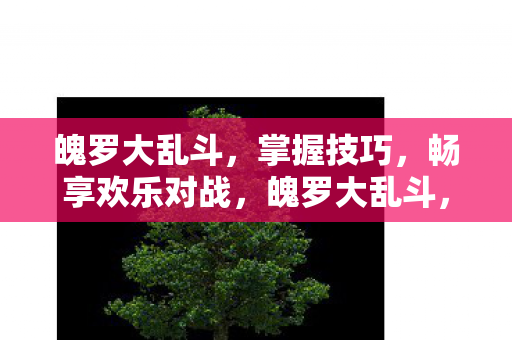 魄罗大乱斗，掌握技巧，畅享欢乐对战，魄罗大乱斗，掌握技巧，畅享欢乐对战
