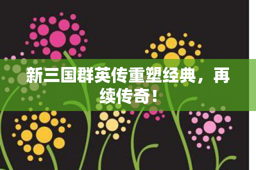 新三国群英传重塑经典图片