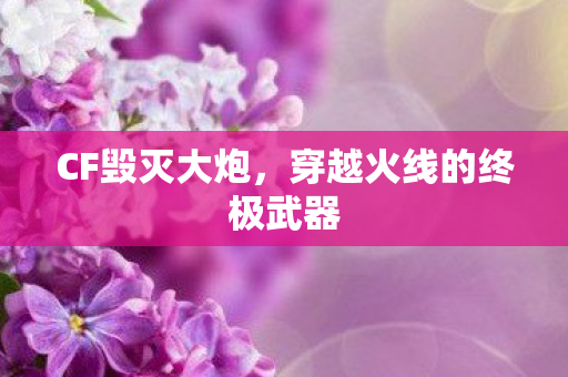 穿越火线的终极武器图片