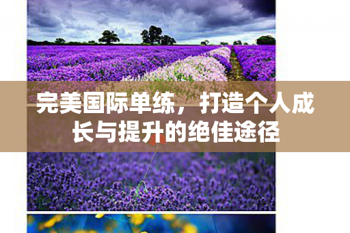 打造个人成长与提升的绝佳途径图片