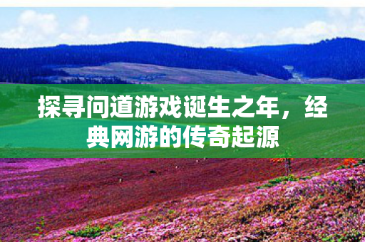 探寻问道游戏诞生之年图片