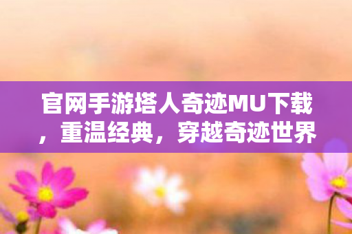 官网手游塔人奇迹MU下载图片