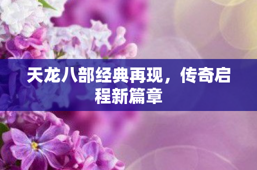 天龙八部经典再现图片