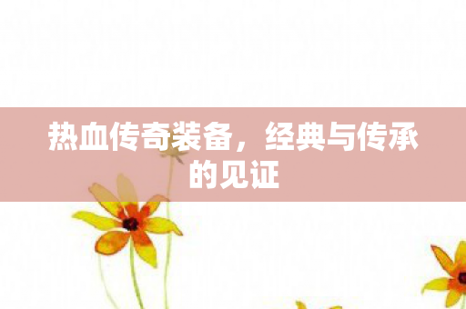 经典与传承的见证图片