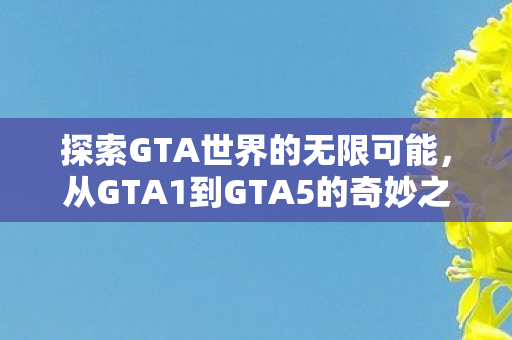 从GTA1到GTA5的奇妙之旅与玩家社区的互动图片