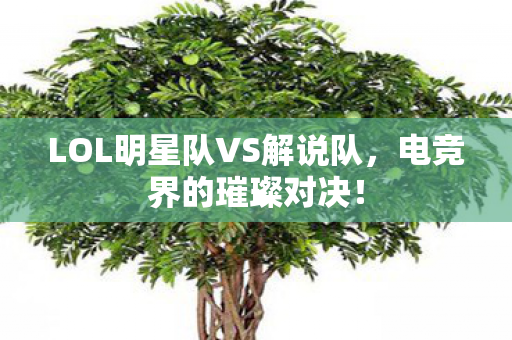 LOL明星队VS解说队图片