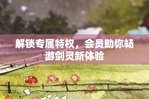 会员助你畅游剑灵新体验图片