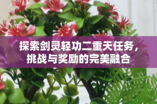 探索剑灵轻功二重天任务图片