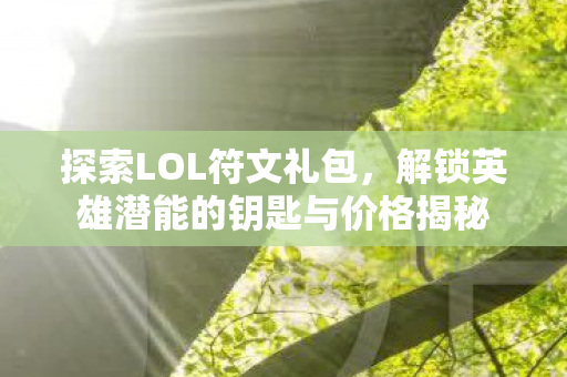 解锁英雄潜能的钥匙与价格揭秘图片