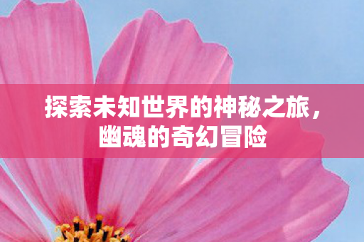 探索未知世界的神秘之旅图片