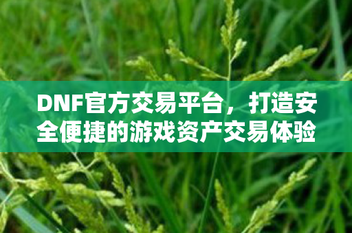 打造安全便捷的游戏资产交易体验图片