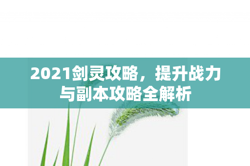 提升战力与副本攻略全解析图片