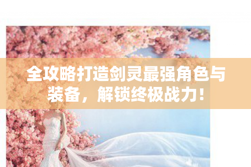 全攻略打造剑灵最强角色与装备图片