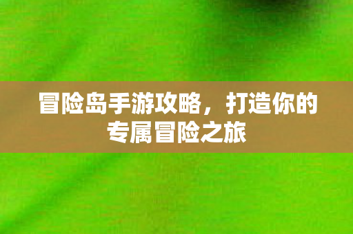 打造你的专属冒险之旅图片