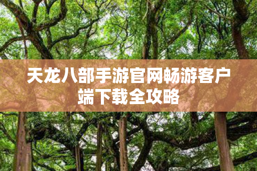 天龙八部手游官网畅游客户端下载全攻略图片