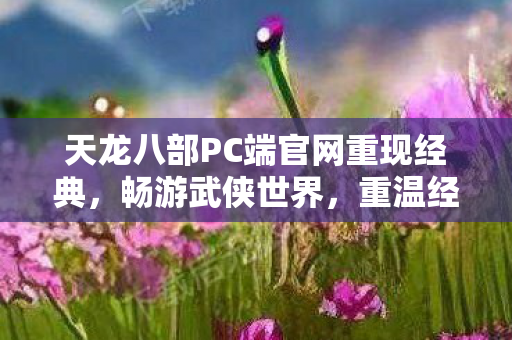 天龙八部PC端官网重现经典图片