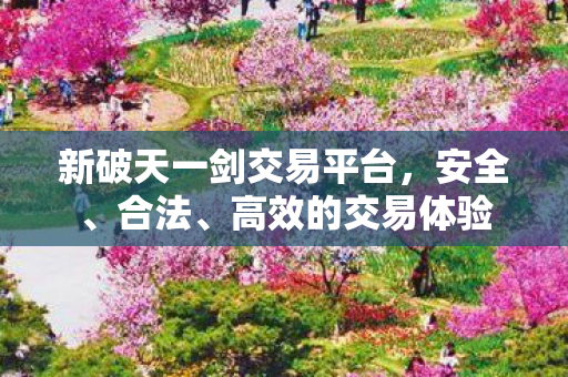 新破天一剑交易平台图片