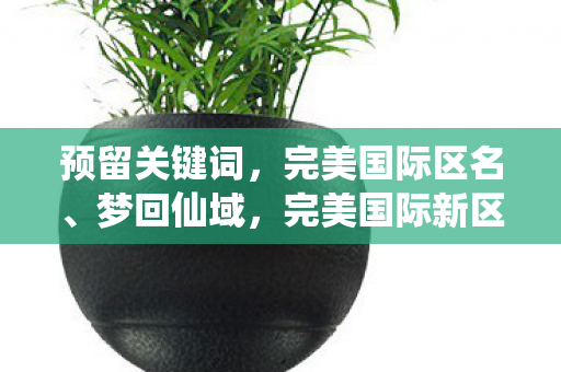 完美国际新区梦回仙域开启图片