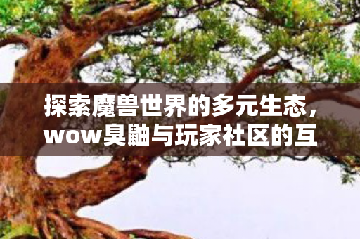 wow臭鼬与玩家社区的互动图片