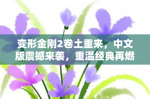 变形金刚2中文版震撼来袭图片