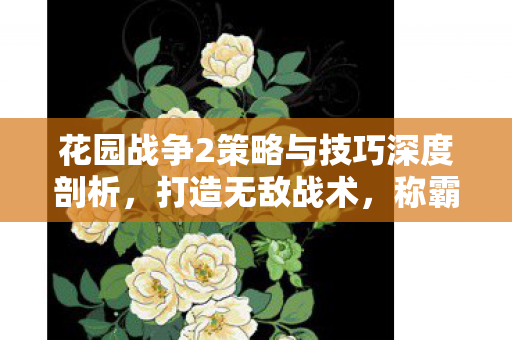 花园战争2策略与技巧深度剖析图片
