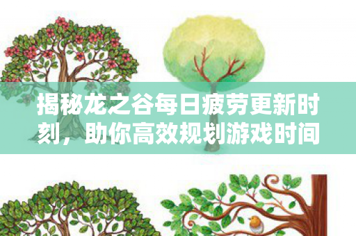 揭秘龙之谷每日疲劳更新时刻，助你高效规划游戏时间，揭秘龙之谷每日疲劳更新时刻，助你高效规划游戏时间