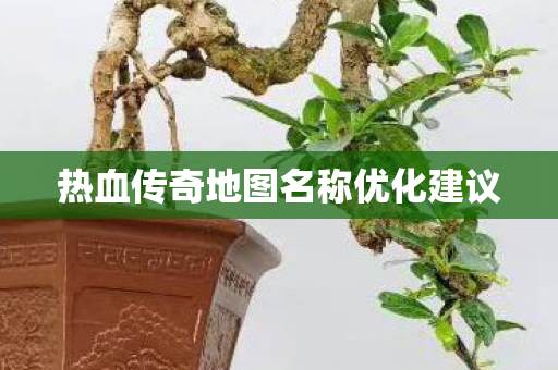 热血传奇地图名称优化建议图片