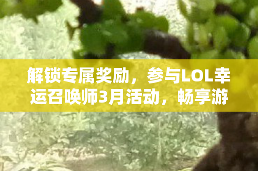 参与LOL幸运召唤师3月活动图片