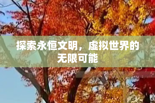 虚拟世界的无限可能图片