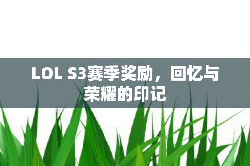 LOL S3赛季奖励图片
