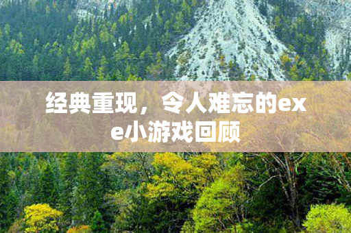 令人难忘的exe小游戏回顾图片