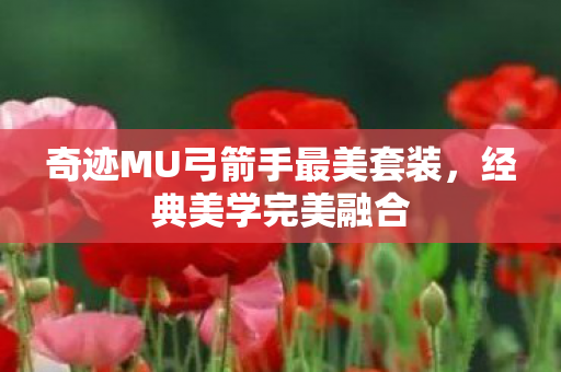 奇迹MU弓箭手最美套装图片