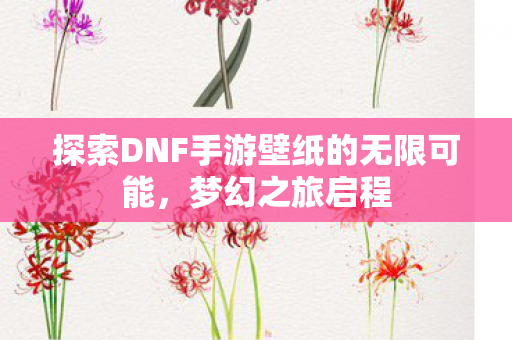 探索DNF手游壁纸的无限可能图片