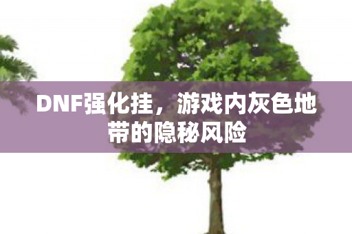 游戏内灰色地带的隐秘风险图片
