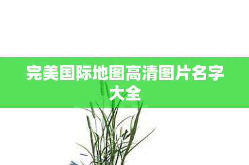 完美国际地图高清图片名字大全图片