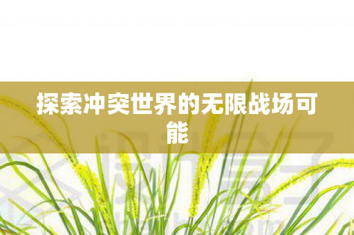 探索冲突世界的无限战场可能图片