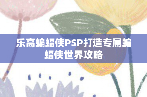 乐高蝙蝠侠PSP打造专属蝙蝠侠世界攻略图片