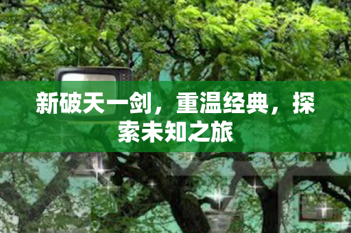 新破天一剑,重温经典,探索未知之旅 新破天一剑,重温经典,探索未知之旅