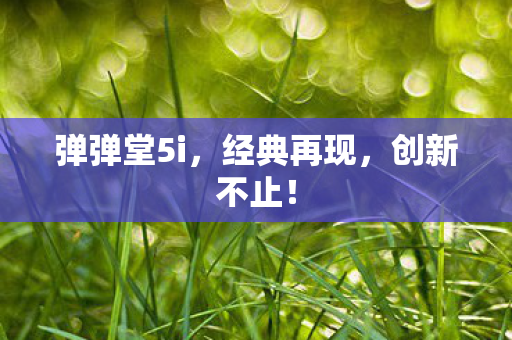 弹弹堂5i图片