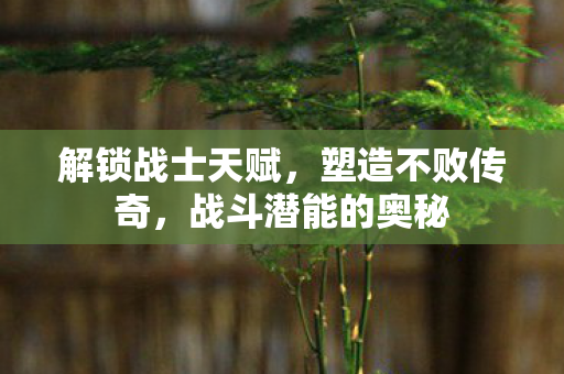 战斗潜能的奥秘图片